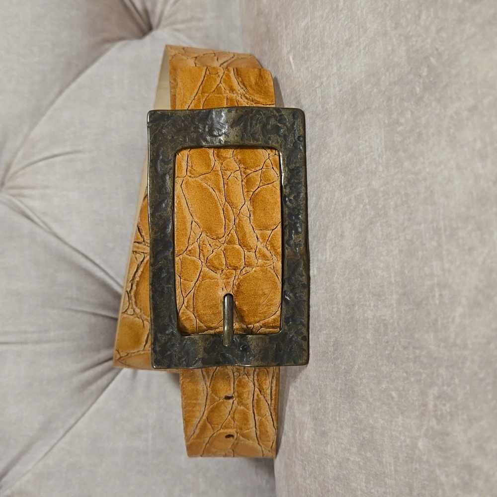 Garuglieri leather belt, size XS/S
